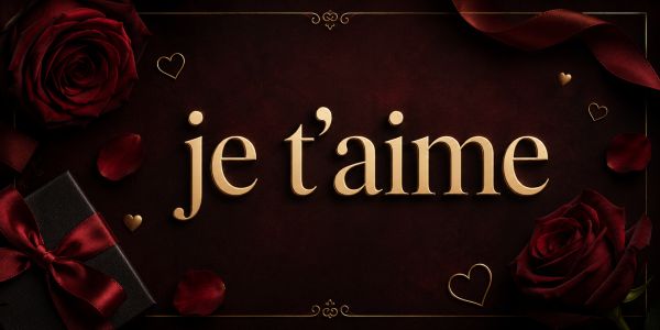 Je t'aime